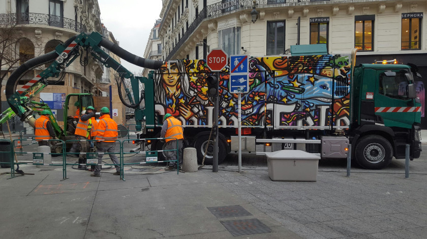 Travaux en plein coeur de Lyon